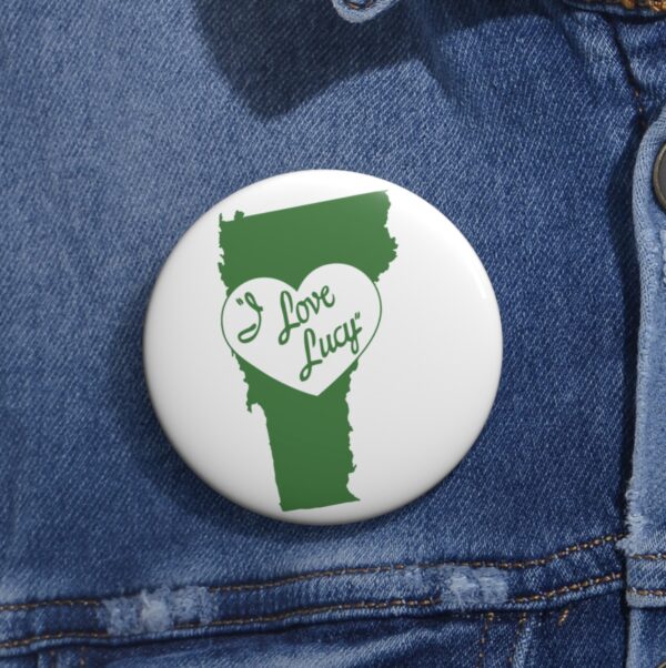 I Love Lucy Pin Buttons