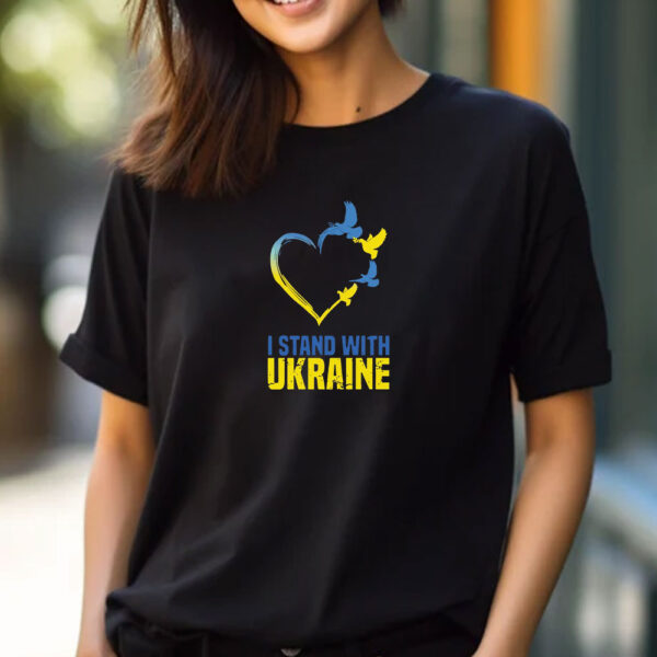 I Stand With Ukraine 2025 T-Shirt - Pray for Ukraine