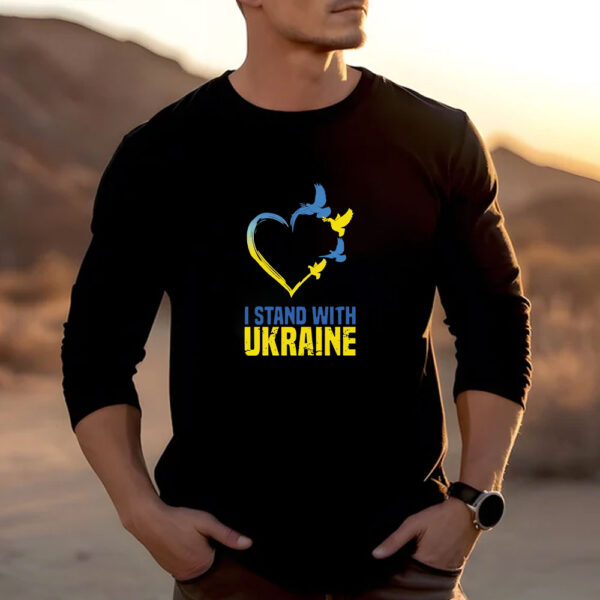 I Stand With Ukraine 2025 T-Shirt - Pray for Ukraine