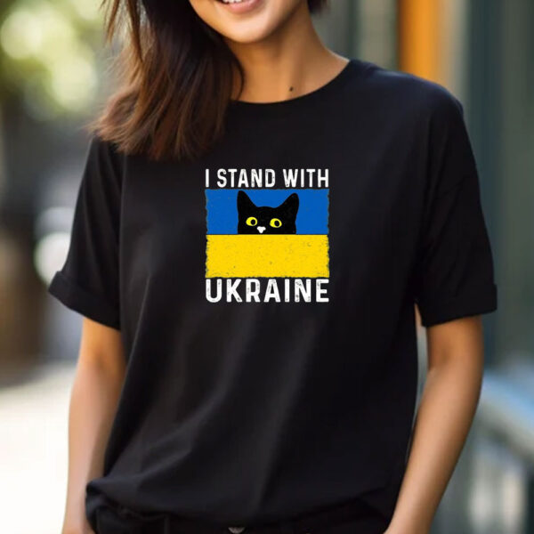 I Stand With Ukraine - Ukraine Support T-Shirt, Liberal Democrat