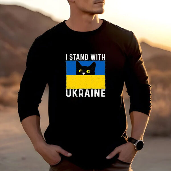 I Stand With Ukraine - Ukraine Support T-Shirt, Liberal Democrat