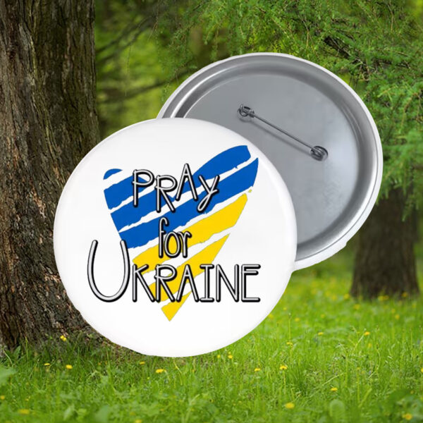 Pray For Ukraine 2025 Button