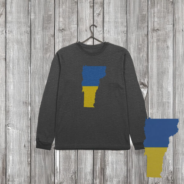 Vermont for Ukraine Long Sleeve T-Shirt