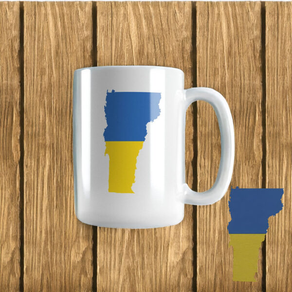 Vermont for Ukraine Mug