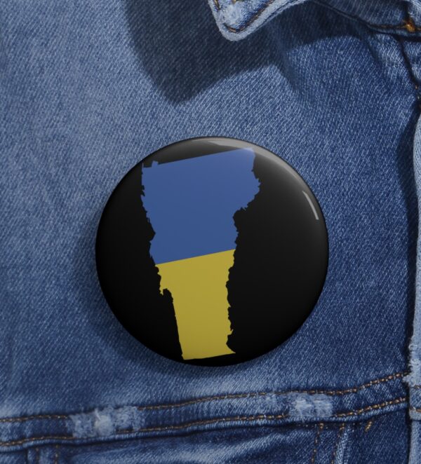 Vermont for Ukraine Pin Buttons