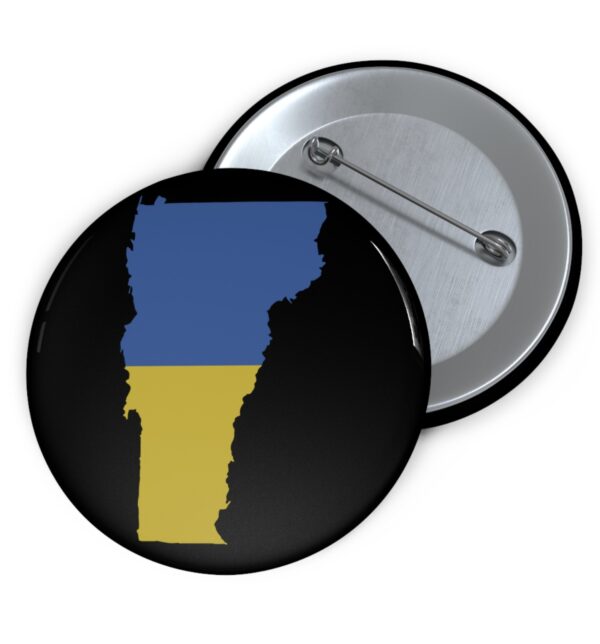 Vermont for Ukraine Pin Buttons