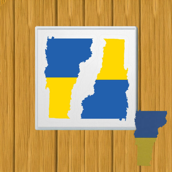 Vermont for Ukraine Stickers