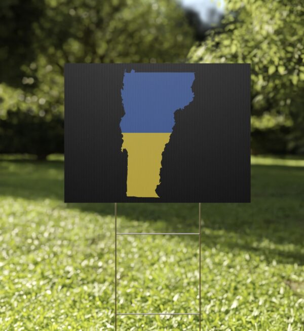 Vermont for Ukraine Yard Sign